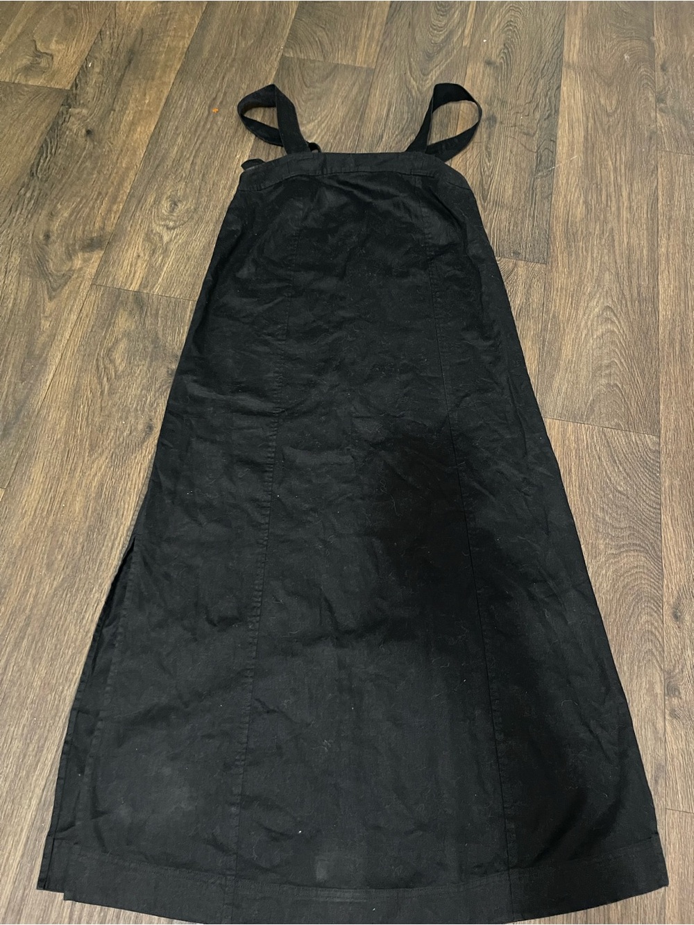 Madewell Linen-Cotton Princess-Seamed Midi Dress - Picture 5 of 8